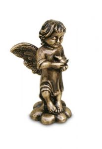 Statua commemorativa di angelo in bronzo