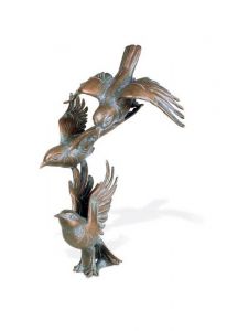Statua commemorativa Uccelli – 3D, a terreno, con perni di sotto
