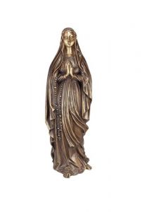 Statua commemorativa Maria con mani giunte – 3D, a terreno, con perni di sotto
