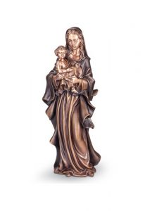Statua commemorativa Maria con bambino in varie dimensioni – 3D, a terreno, con perni di sotto