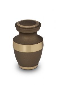 Mini urna cineraria in ottone