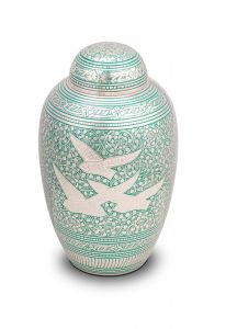 Urna cineraria in ottone