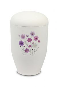 Urna cineraria in metallo – Prato fiorito