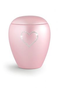 Urna con cuore Swarovski in diversi colori e dimensioni