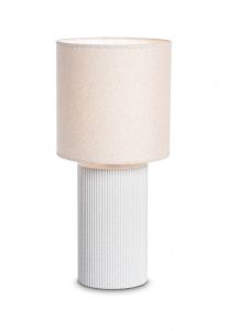 Urna cineraria lampada 'Ferdinand marmo' beige