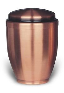 Cremation urn made from copper