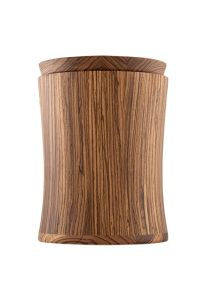 Wooden funeral urn