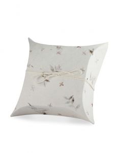 Urna cineraria biodegradabile per il mare con motivo floreale