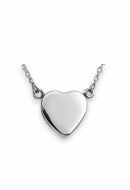 Collana portaceneri con cuore in acciaio inox - riempibile