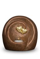 Urna cineraria “Unione Eterna” con portacandela, per due adulti