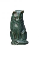 Pet cremation ashes urn with paw print