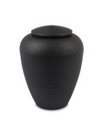 Urna cineraria in ceramica 'Art for Eternity' nera