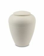Urna cineraria in ceramica 'Art for Eternity' bianca