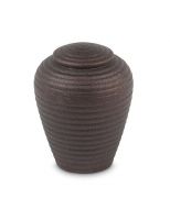 Mini urna cineraria in ceramica 'Art for Eternity' rame