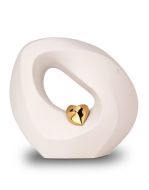 Ceramic cremation urn