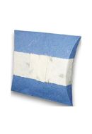 Piccola urna cineraria biodegradabile per la dispersione delle ceneri in mare - blu